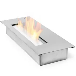 Moritz Edelstahl Brennkammer 1,20 Liter | Bio Ethanol Brenner Einsatz | Einbaubrenner | auch Outdoor | Feuerstelle | Gartenfeuer | Behälter