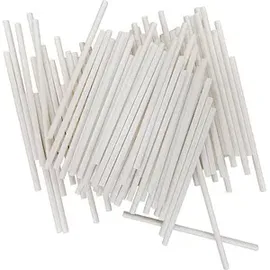 LURCH Stiele für Cake-Pops Flexiform, Papier weiß, 100 St.