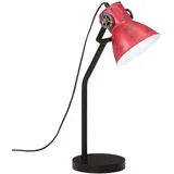 vidaXL Schreibtischlampe 25 w Rot 17x17x60 cm E27