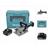 Makita DPJ 180 F1J Akku Nutfräse 18 V 100 mm + 1x Akku 3,0 Ah + Makpac - ohne Ladegerät