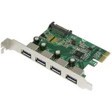 Renkforce 4 Port USB 3.2 Gen 1 Controllerkarte USB-A PCIe