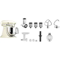 KitchenAid Küchenmaschine »5KSM125EER«, Gratis Fleischwolf+Gemüseschneider m. 3 Trommeln (Wert