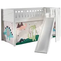Vipack Spielbett Scott Dino ca. 90x200 cm Kiefer Weiß