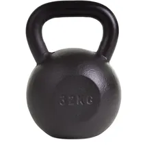 Sport-Thieme Kettlebell Pulverbeschichtet 32 kg schwarz