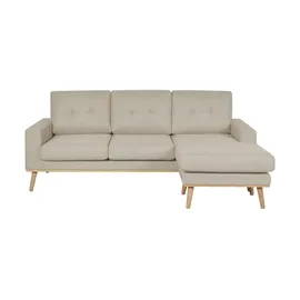 Sofa.de Ecksofa beidseitig stellbar Cristy ¦ creme ¦ Maße (cm): B: 211 H: 88 T: 139.0