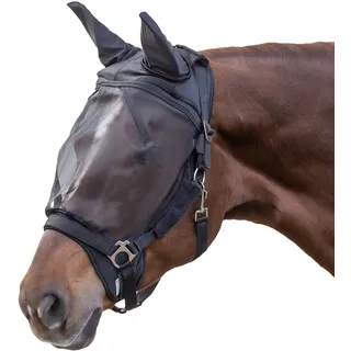 Waldhausen Fliegenmaske Premium für Halfter mit Ohrenschutz Warmblut