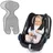 zamboo Sitzauflage für Babyschale & Grau