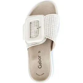 Gabor Pantolette Spange für Damen, beige, Größe 36 EU