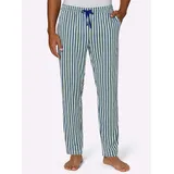 Witt Weiden Schlafhose gestreift royalblau/apfel 52/54