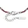 GIORGIO MARTELLO MILANO Armband mit Süßwasser-Perlen und Ziersteinen Silber 925 Größe 19 cm