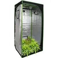 Growzelt Growbox Gewächshaus Indoor Pflanzenzelt 80x80x180CM - Tolletour