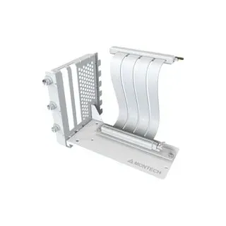 Vertikales GPU Mounting Kit, PCIe 4.0 Riser-Kabel - weiß, 20cm