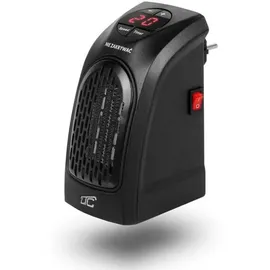 LTC Audio Keramikheizung Heizlüfter Heizgerät Elektroheizer Heizstrahler Timer 400W LCD - Schwarz