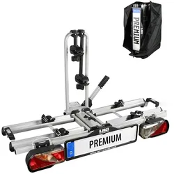 LAS PREMIUM 12011 Fahrradträger faltbar mit Tasche 2 er