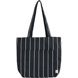 HAY Outdoor Market Einkaufstasche Schwarz/Beige 30 x 14 x 38 cm