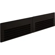 berbel ablufttechnik gmbh Luftaustrittsgitter-Set schwarz für Kochfeldabzug Downline 1100070