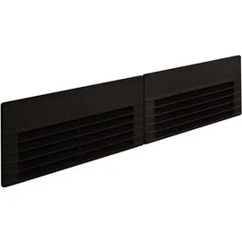 berbel ablufttechnik gmbh Luftaustrittsgitter-Set schwarz für Kochfeldabzug Downline 1100070