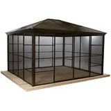 Sojag Castel 3,62 x 4,27 m inkl. Seitenteile bronze