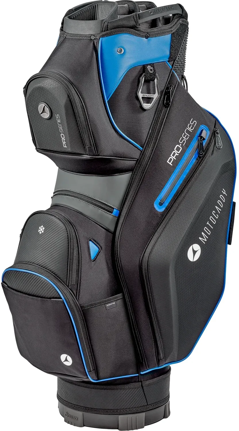 Motocaddy Cartbag Pro-Series , schwarz/blau