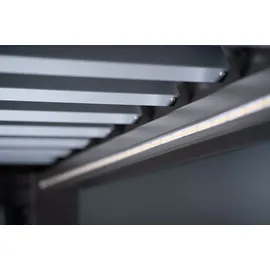 Biohort LED-Beleuchtung für Pergola 5,5 x 3,5 m/6 x 3 m/6 x 3,5 m  Weiß