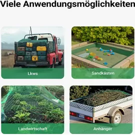 Wiltec Ladungssicherungsnetz 3x6 m Grün