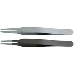 HOLEX Pinzette abgesetzt, stumpf Spitze, 2,5 mm breit, 120 mm, Form 2a, AMB