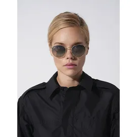 Ray-Ban 0RB3447 ROUND METAL Herren-Sonnenbrille Vollrand Rund Metall-Gestell, gold