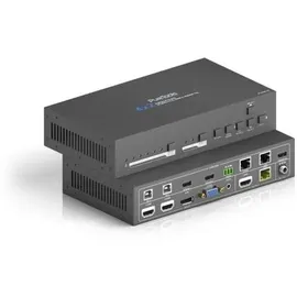 PURETOOLS - Telekonferenz Scaler Switcher 4x2, 4K, HDMI & HDBaseT Ausgang