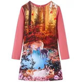 vidaXL Kinderkleid Langarmkleid Altrosa 104