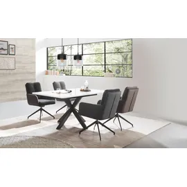 Mäusbacher Vitrum 160/210 x 75 cm schwarz/weiß