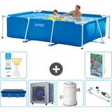 Rechteckiger Frame Pool - 260x160x65 Cm - 7-teilig  S25