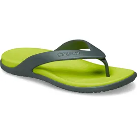 Crocs Coast Flip-Flop Schiefergrau/Zitrus 39