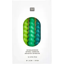 Rico Design Spiralkerzen 10 St. grün