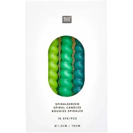 Rico Design Spiralkerzen 10 St. grün