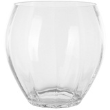 Fink Tischvase »LILIAN«, (1 St.), Vase aus Glas, Glasgefäß, Windlicht, Höhe ca. 25,5 cm, farblos