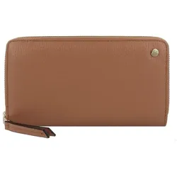 abro Adria Geldbörse Leder 19 cm  braun