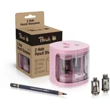 Peach Elektrischer Anspitzer 1 St. pink
