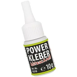PETEC 93310 Power Kleber Blitzschnell Flasche 10g Sekundenkleber Klebstoff