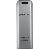 PNY Elite Steel 256 GB silber USB 3.1