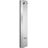 Schell V-Duschpaneel LINUS Inox DP-C-T El. THM, m Duschk. Comf., ES gebürstet