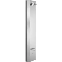 Schell V-Duschpaneel LINUS Inox DP-C-T El. THM, m Duschk. Comf., ES gebürstet