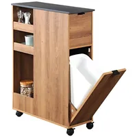 KESPER Küchenwagen mit Mülleimer, rustikal Kesper
