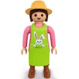 LECHUZA Dekofigur Playmobil® Gärtnerin Hase 62,5 cm