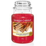 Yankee Candle Sparkling Cinnamon große Kerze 623 g