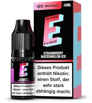 TVE E-Intense Strawberry Watermelon Ice NicSalt Liquid 10ml / 10mg