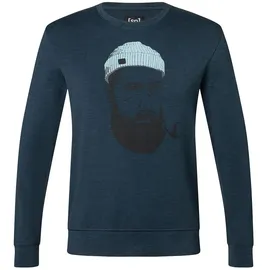 super.natural Sailor Pullover Blueberry / Jet Black / Citadel Blue XL