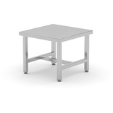 HENDI Topfständer, für große Töpfe, Verstellbare Füße, 550x550x(H)450mm, Edelstahl