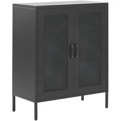 Schrank WAKATIPU Metall Schwarz
