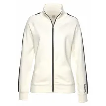 bench. loungewear Sweatjacke Damen ecru-schwarz Gr.32/34