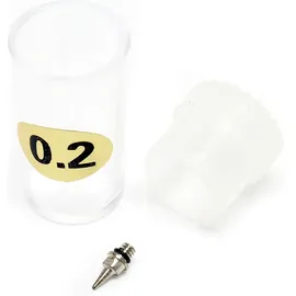 Wiltec Airbrushpistole 0,2 mm Düse Nadel und O-ring Spritzpistole Airbrush Pistole